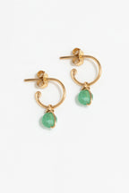 Mini créoles Stella - Aventurine