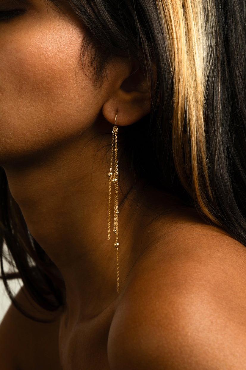 Maia Creole Earrings - Gold