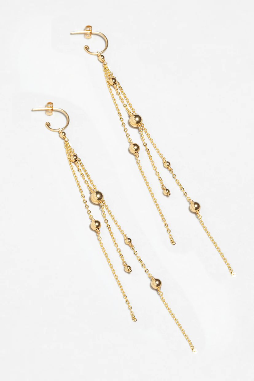 Maia Creole Earrings - Gold