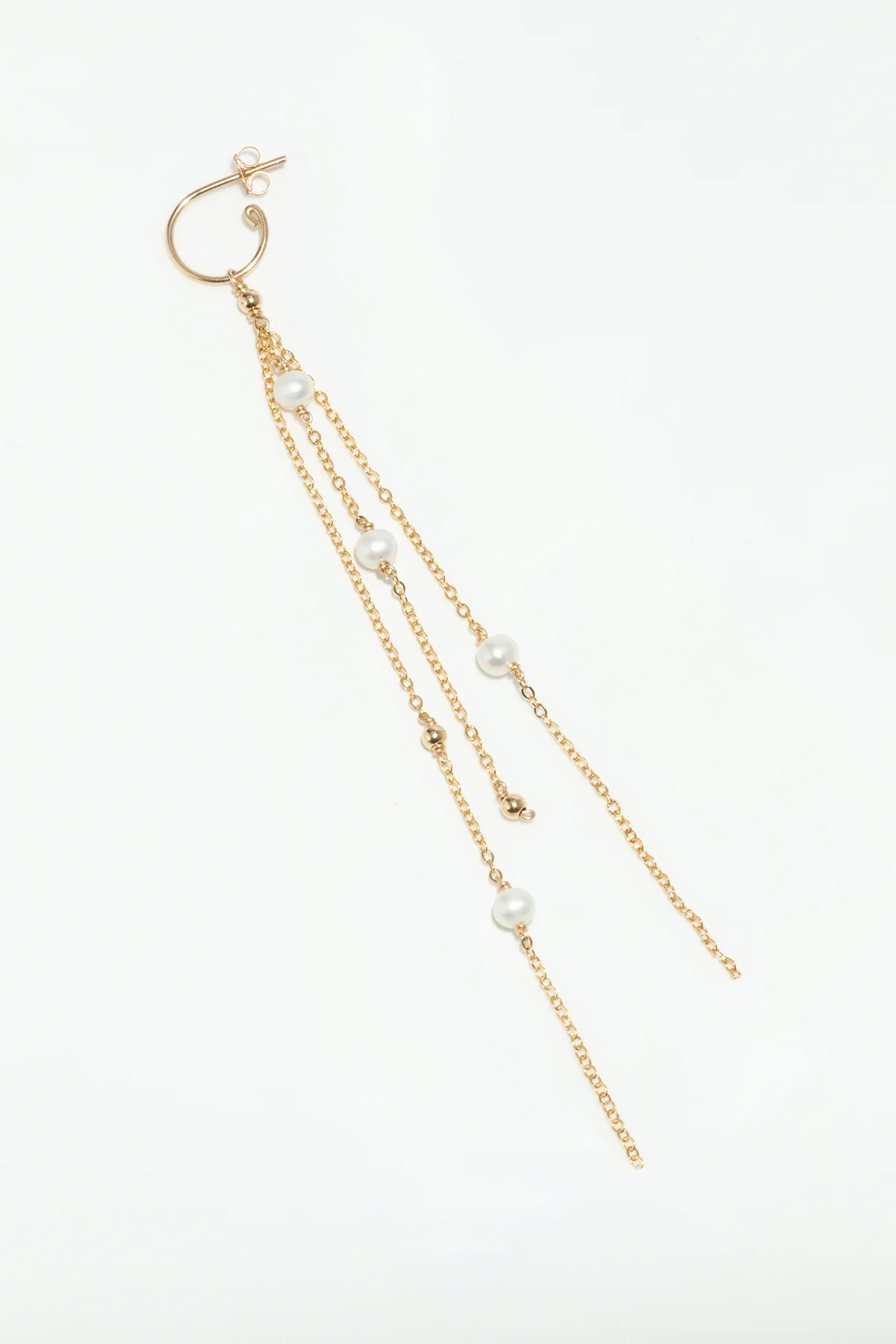 Maia Creoles - Cultured Pearl