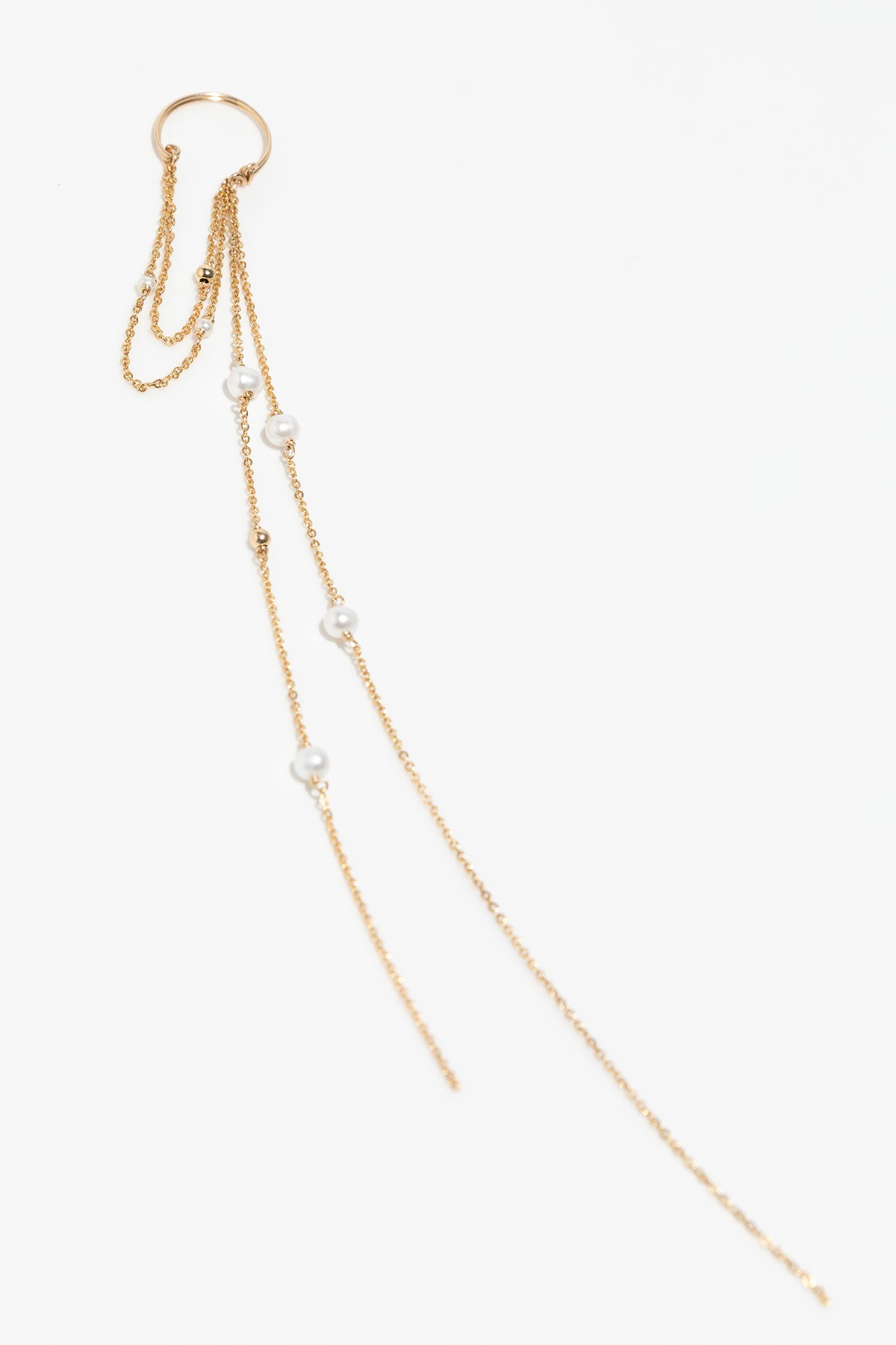Fake Maia piercing - Cultured pearl