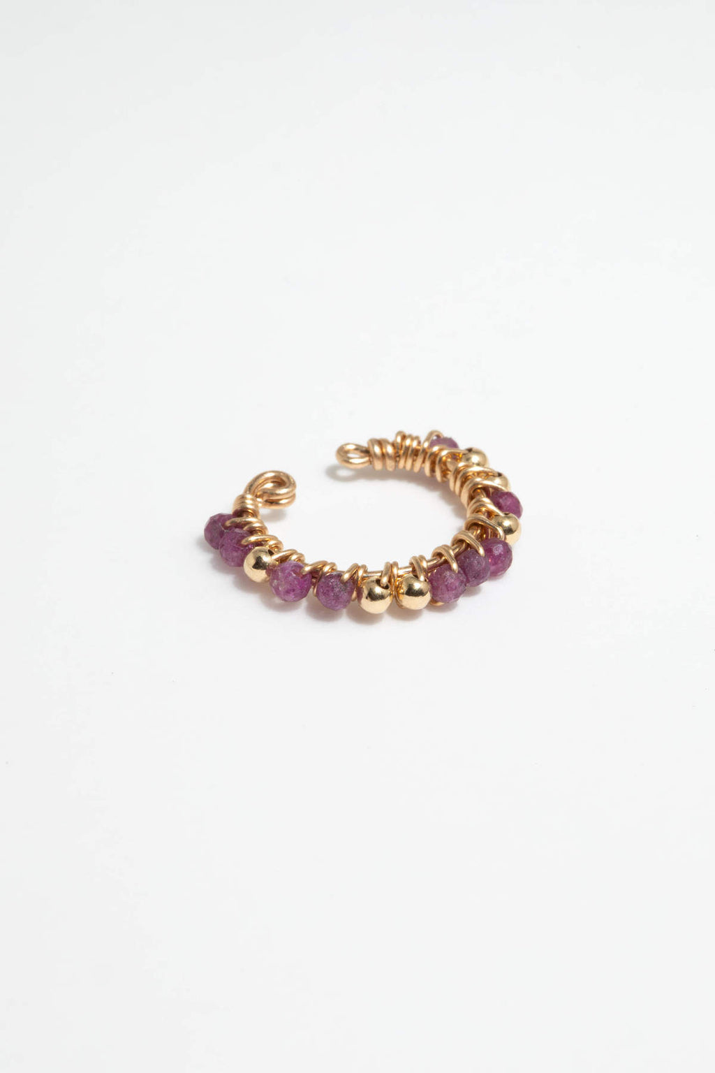 Faux piercing Frida - Rubis