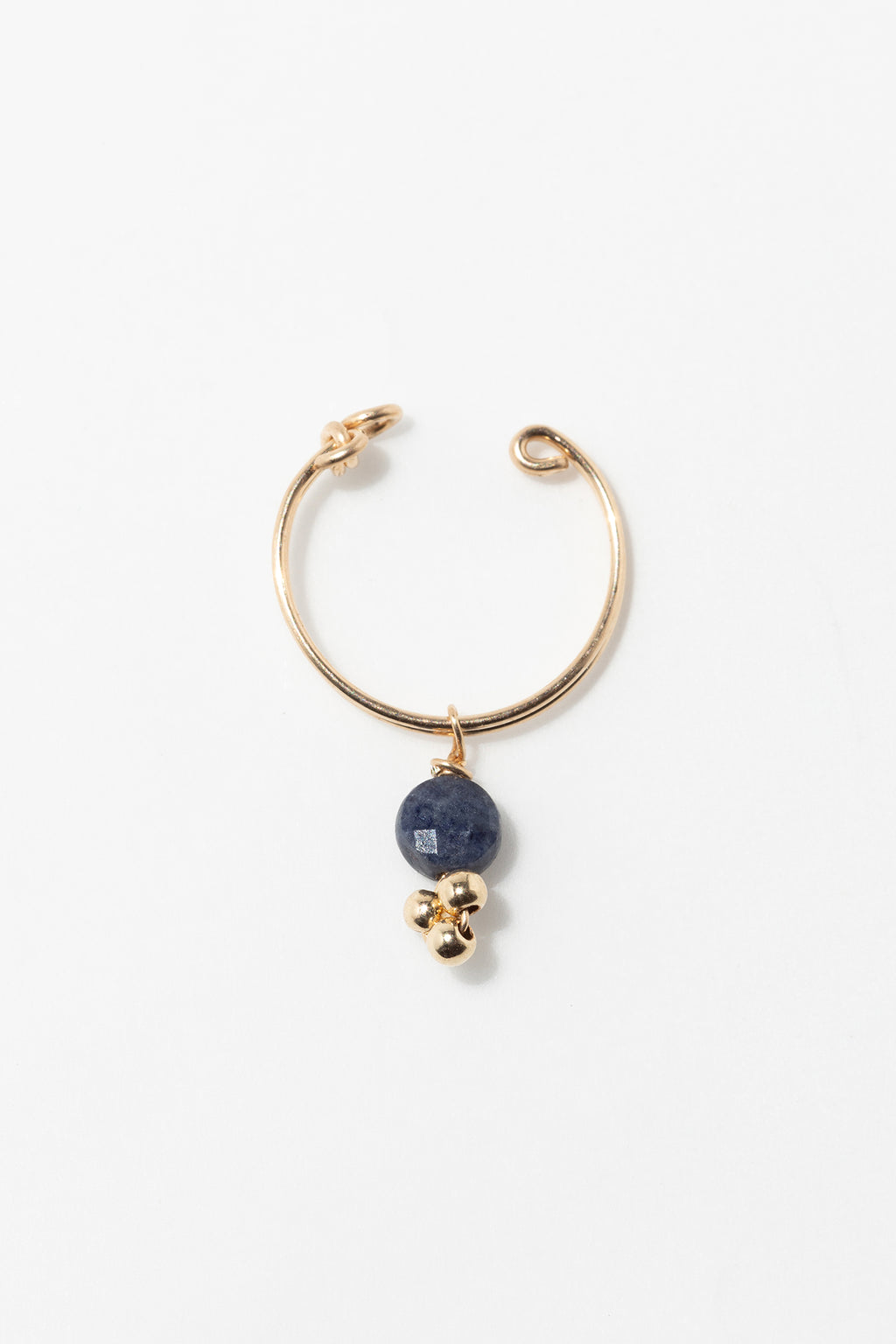 Faux piercing Gaïa - Saphir