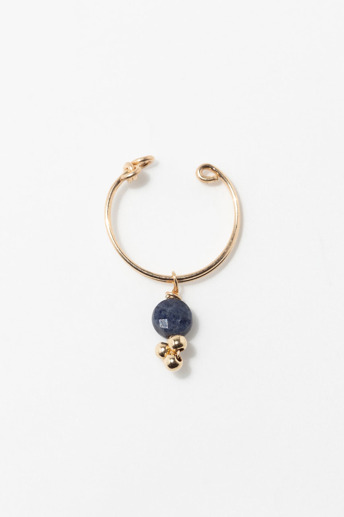 Faux piercing Gaïa - Saphir