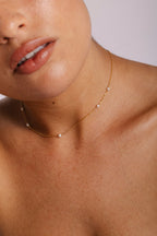 Satellite Necklace-Bracelet - Cultured pearls