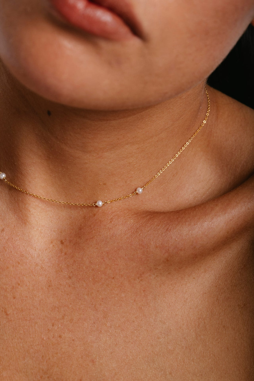 Satellite Necklace-Bracelet - Cultured pearls