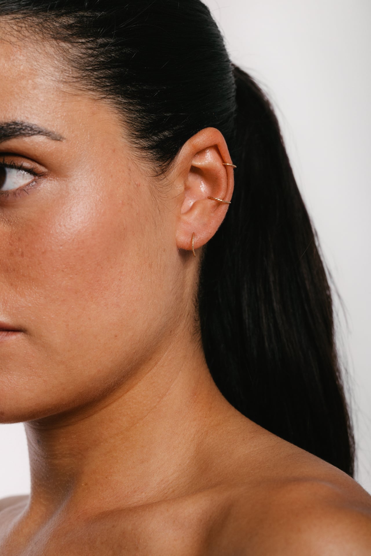 Faux piercing conch hélix - Eclat