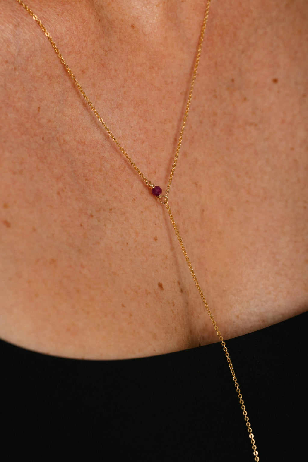 Vice Versa Necklace - Ruby