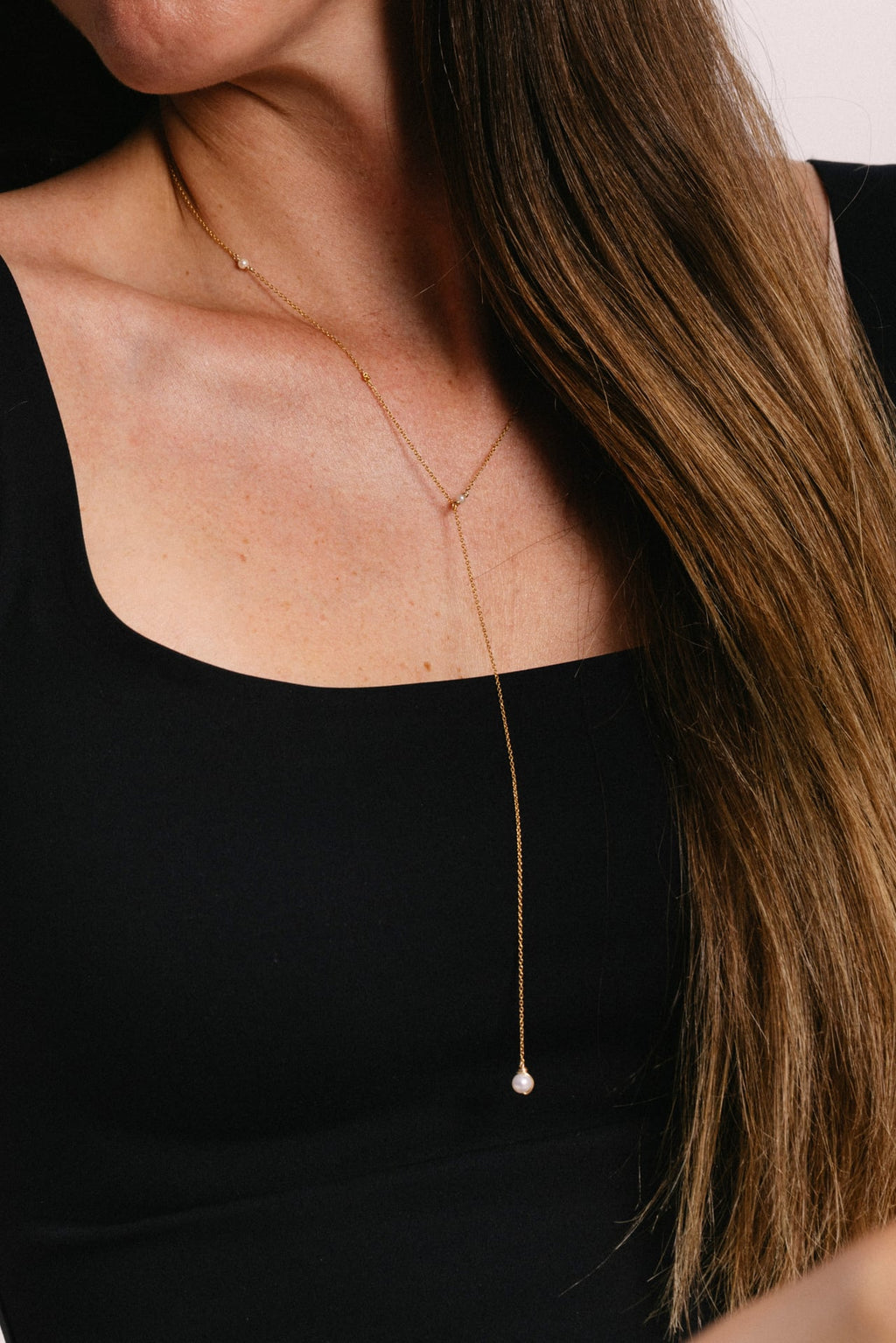 Vice versa necklace - Cultured pearl