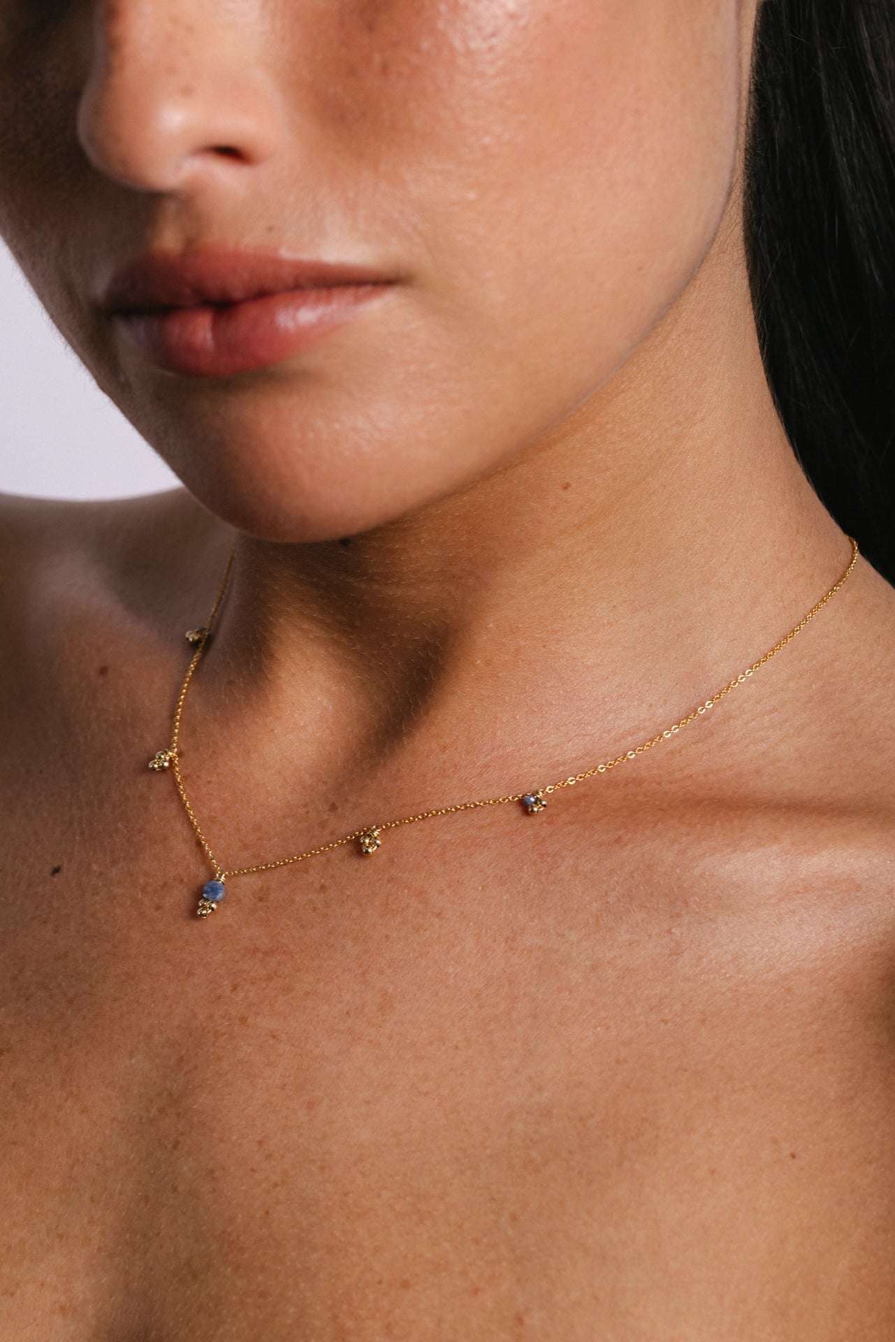 Collier Gaïa - Saphir