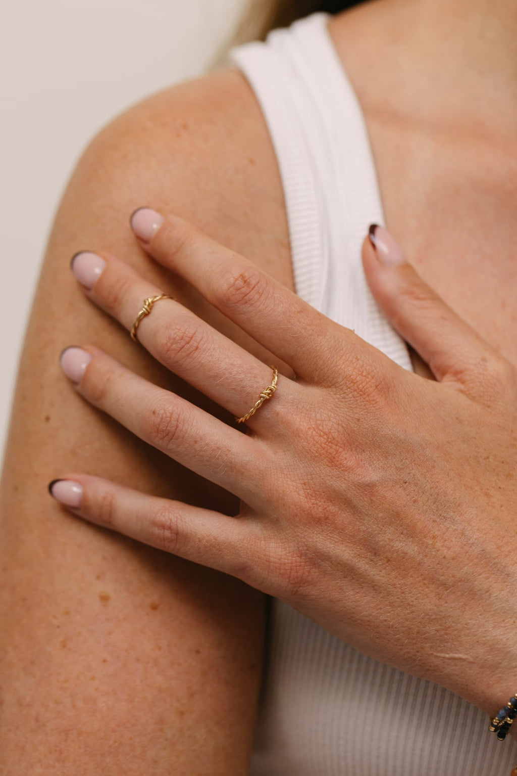 Bague torsade Scintillant