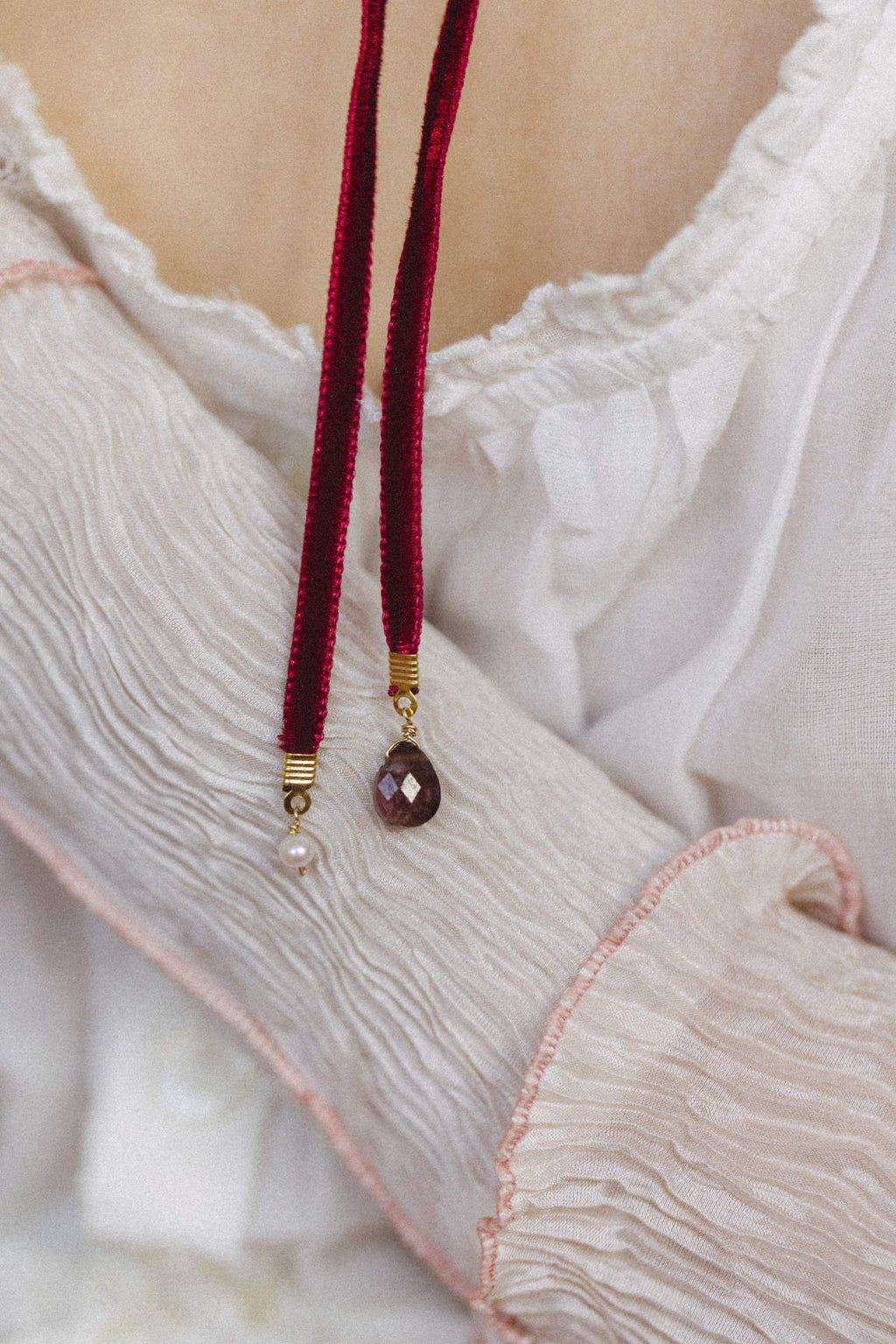 Collier Antoinette - Bordeaux