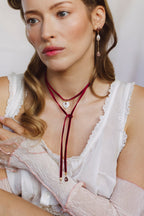 Collier Antoinette - Bordeaux