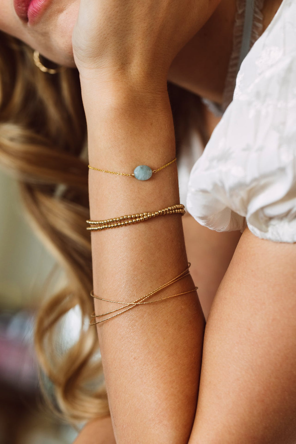 Victoire Bracelet - Aquamarine