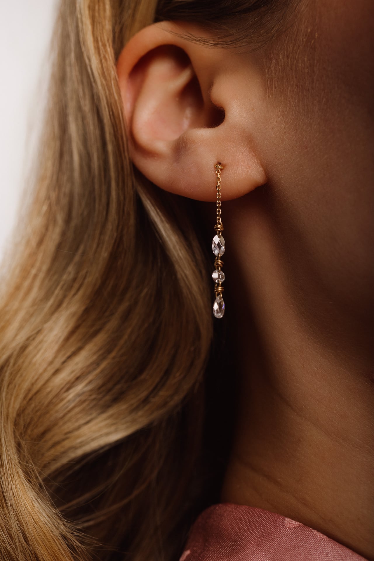 Boucles d'oreilles Riviera - Or 750‰ - Diamant blanc