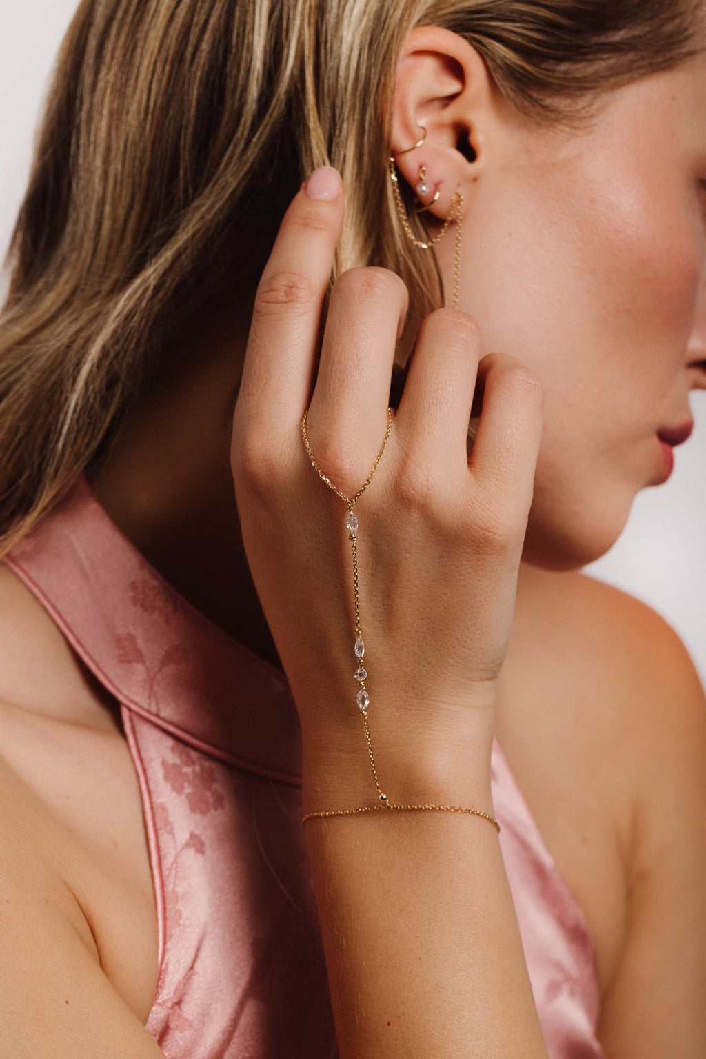 Bijou de main Riviera - Or 750‰ - Diamant blanc
