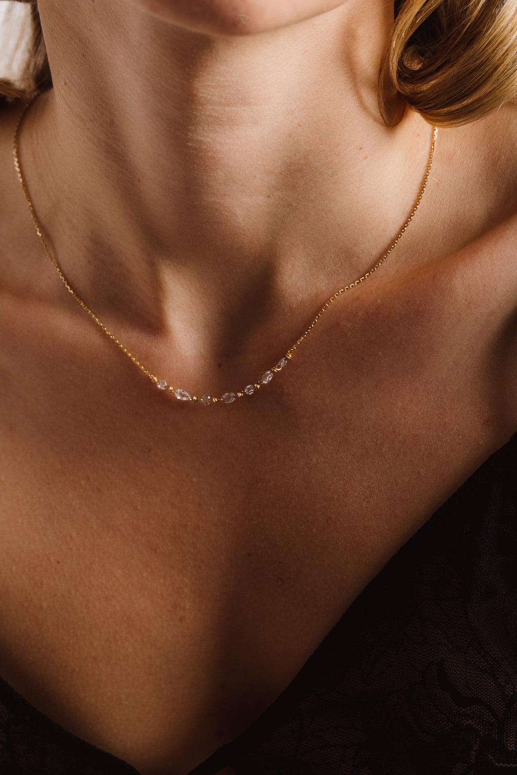Collier Riviera - Or 750‰ - Diamant blanc
