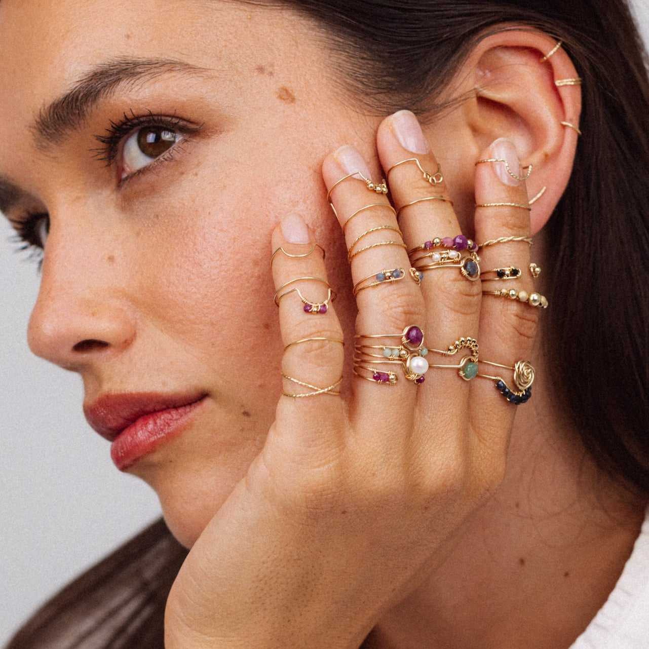 Guide taille bague avec baguier
