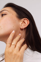 Boucles d'oreilles infini