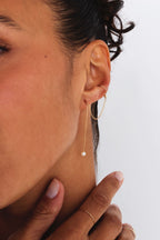 Boucle d'oreille Cléa - Or 750‰ - Perle de culture