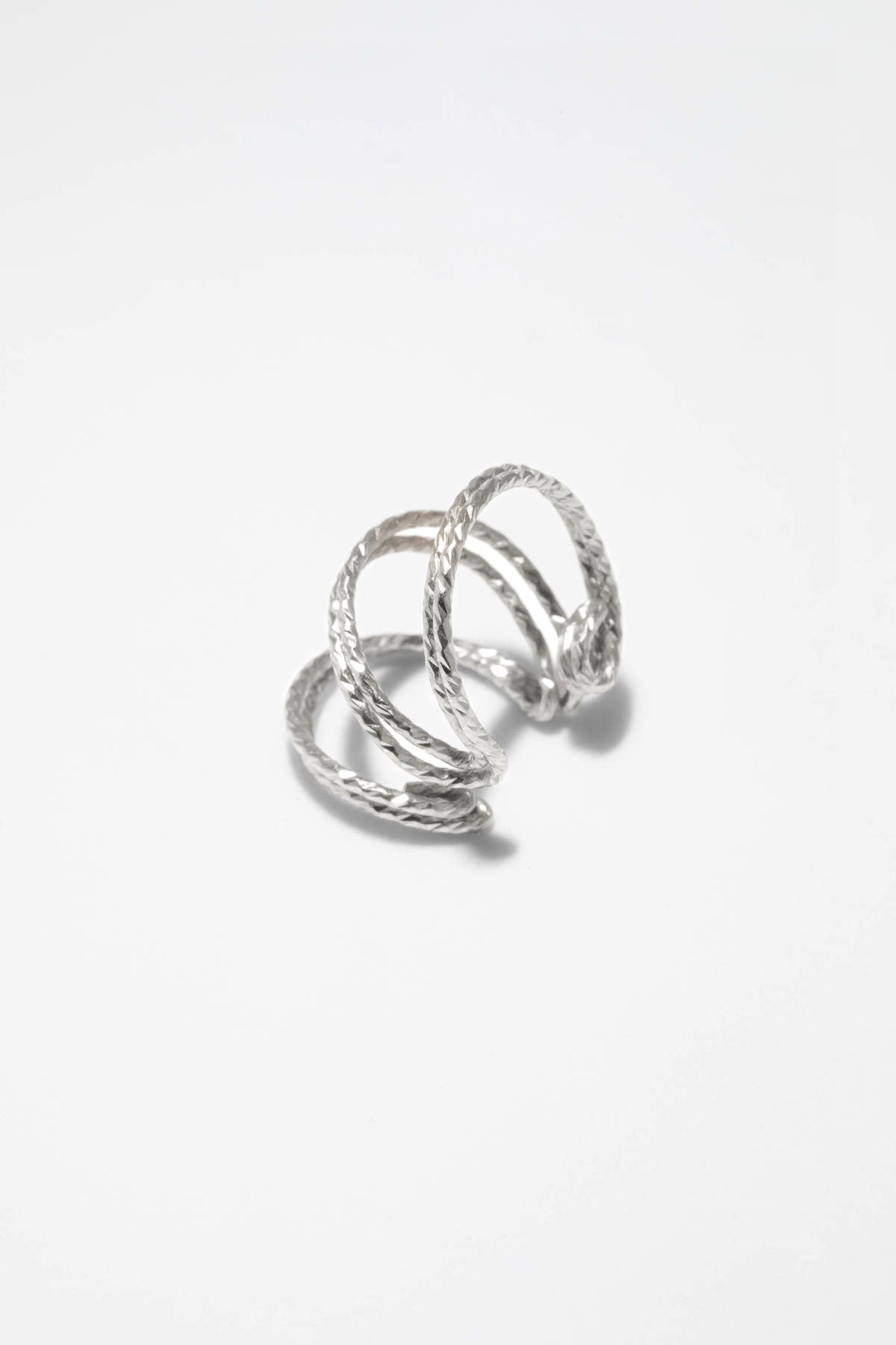 Bijou d'oreille Triple éclat - Argent