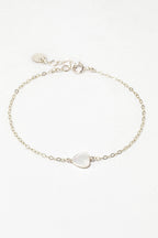 Bracelet Coeur - Nacre - Argent