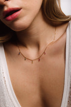 Collier Mia - Or 750‰ - Saphir multicolore