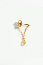 Mia Earring – 750‰ Gold – Orange Sapphire