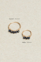 Piercing Diana - Saphir - Or 750‰