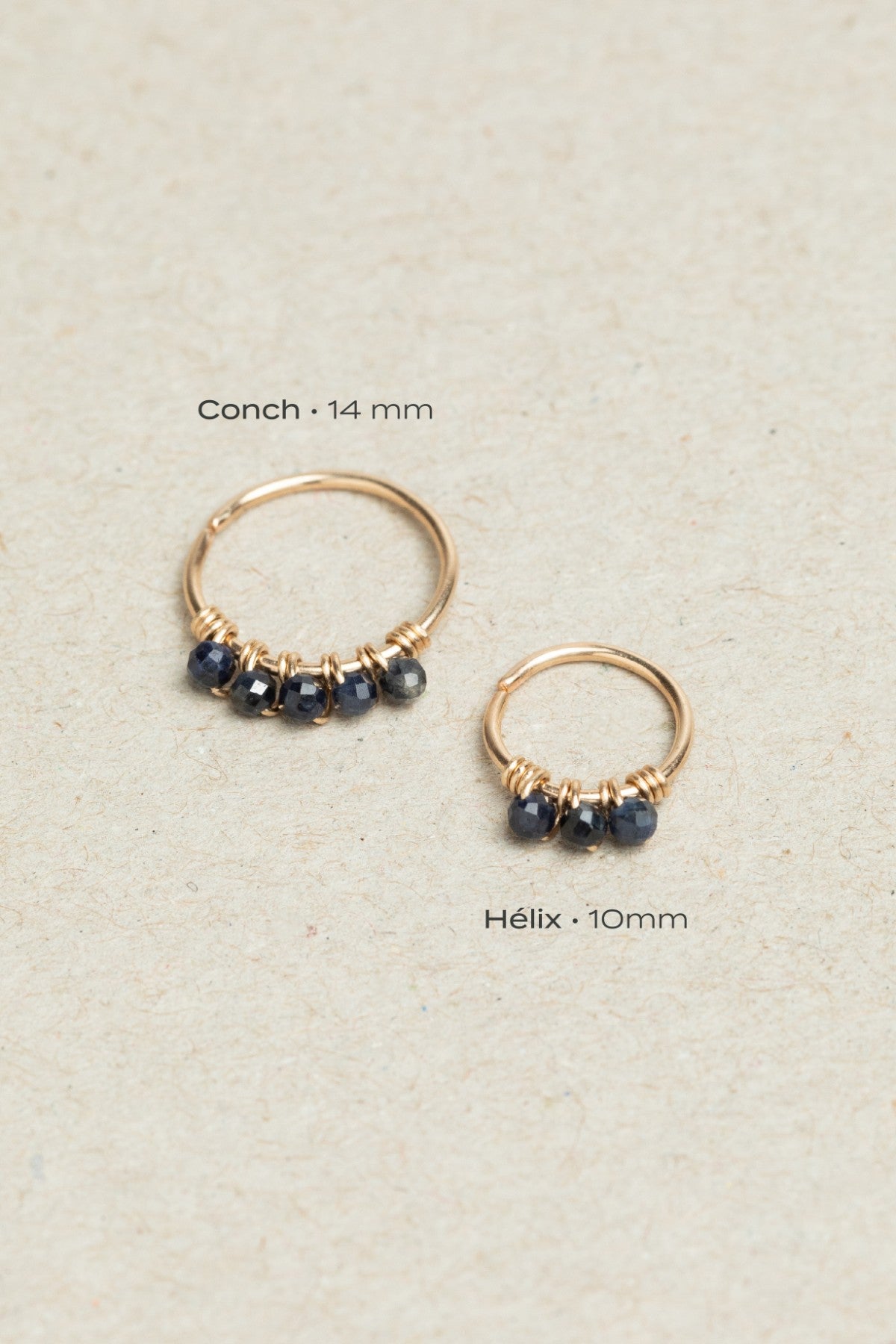 Piercing Diana - Saphir - Or 750‰
