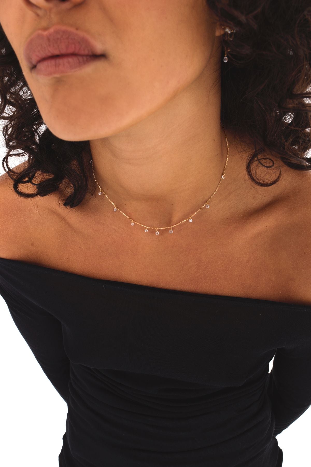 Eloïse Necklace – 750‰ Gold – White Diamond