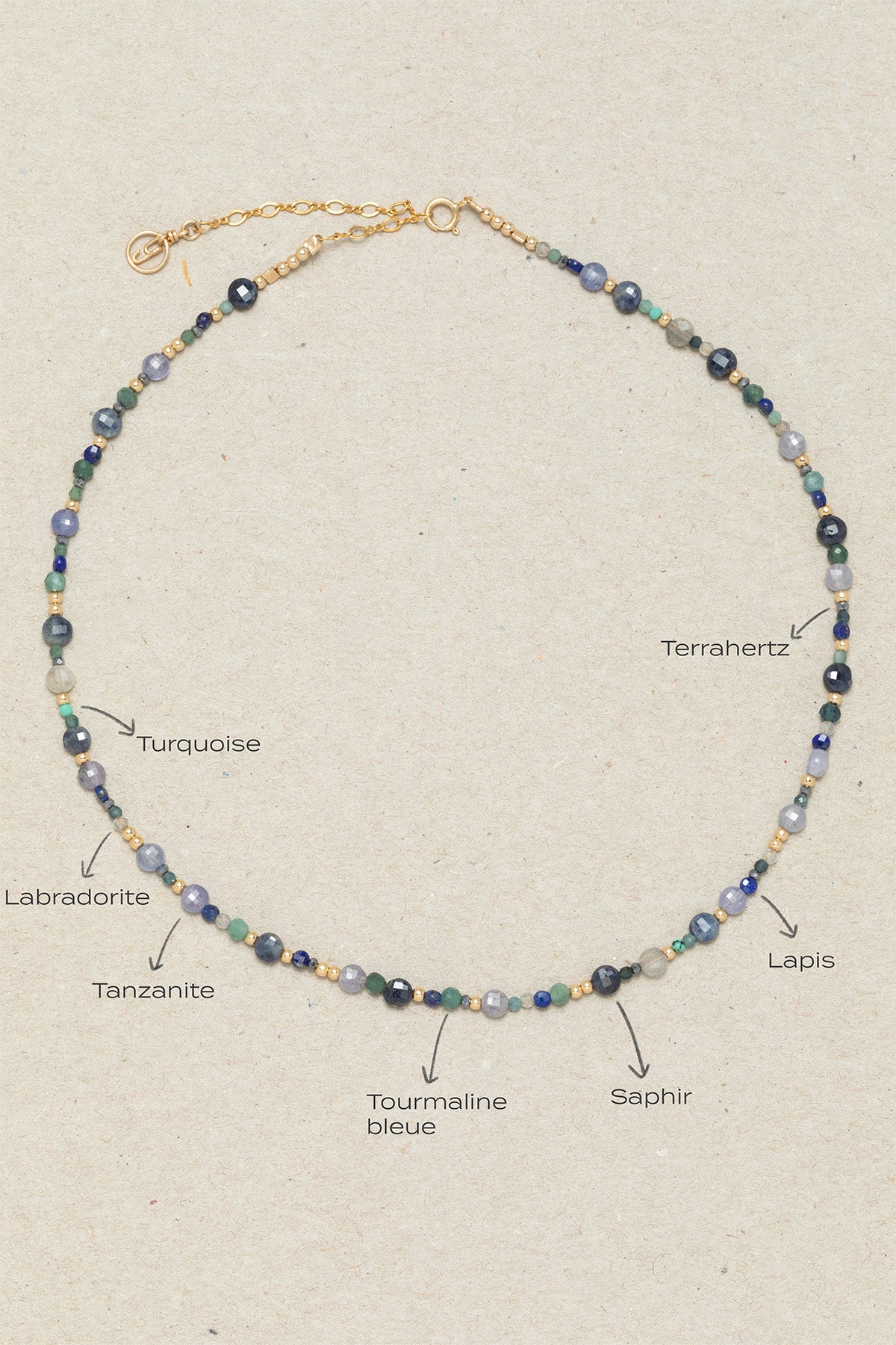 Collier Vénus - Azur
