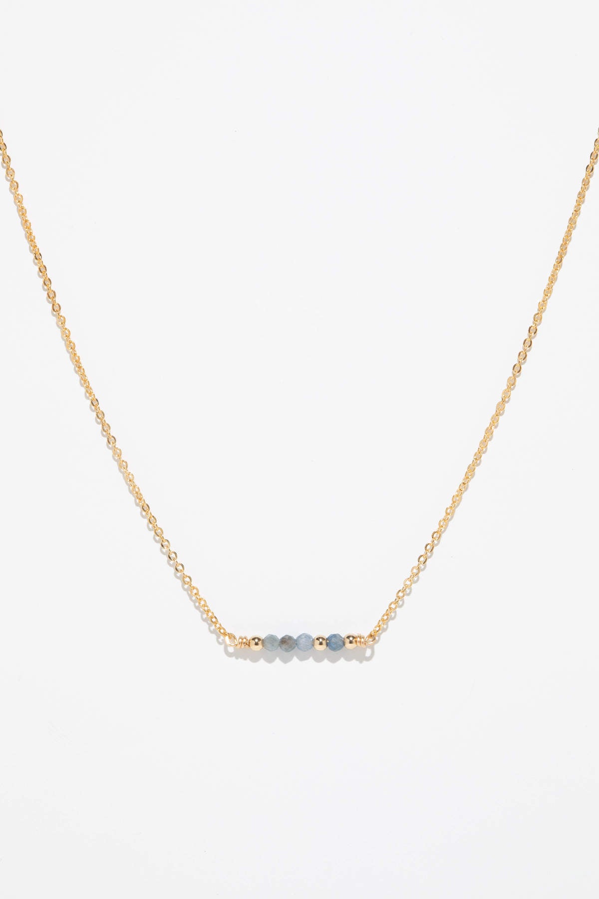 Théa short necklace - Sapphire