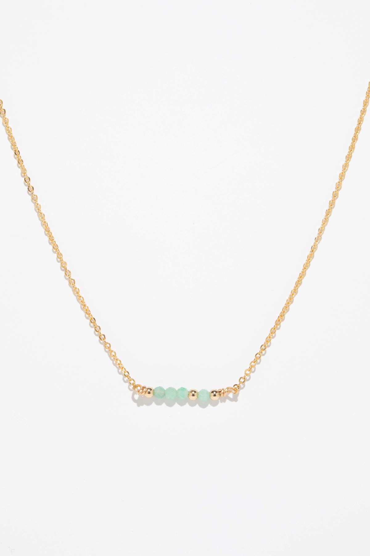 Thea Short Necklace - Emerald