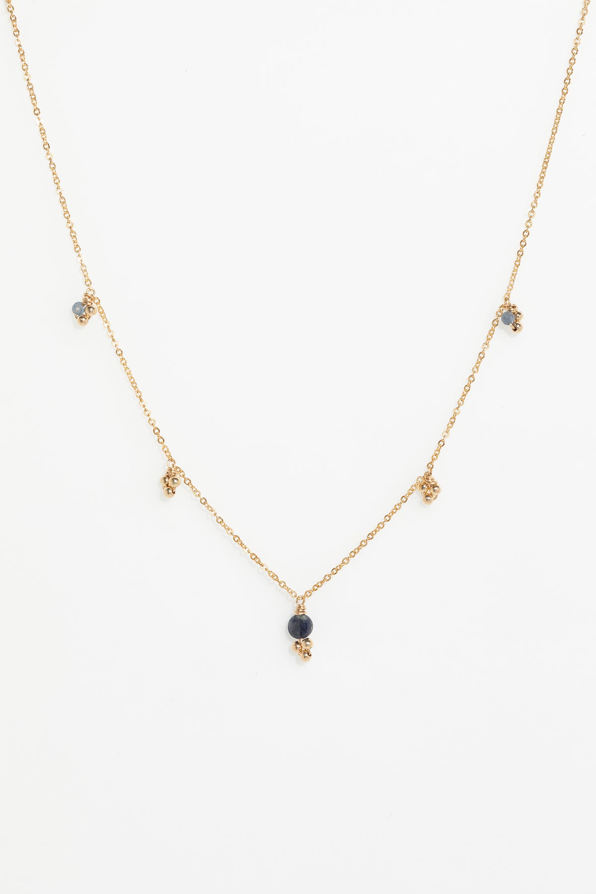 Collier Gaïa - Saphir