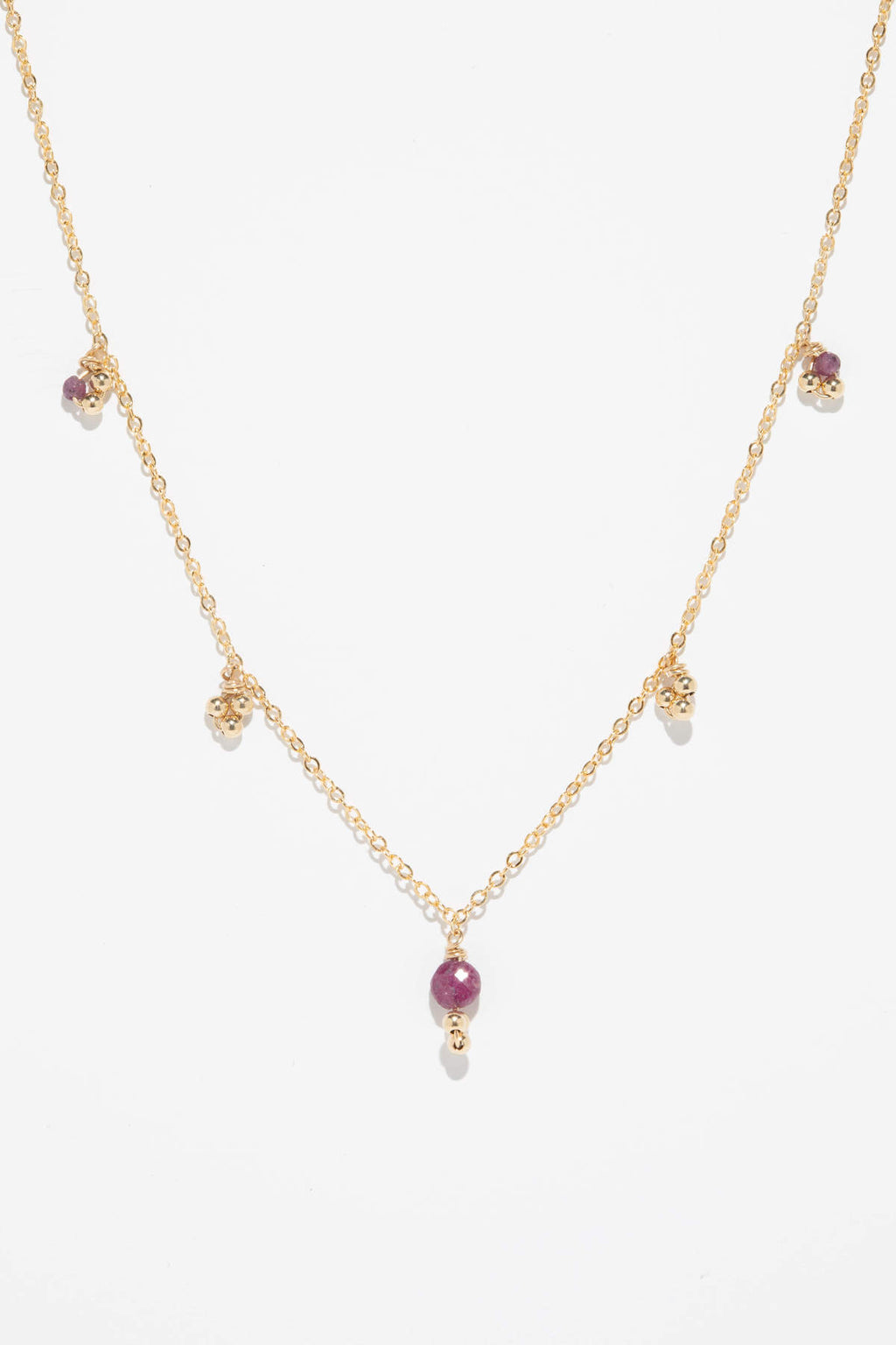 Collier Gaia - Rubis
