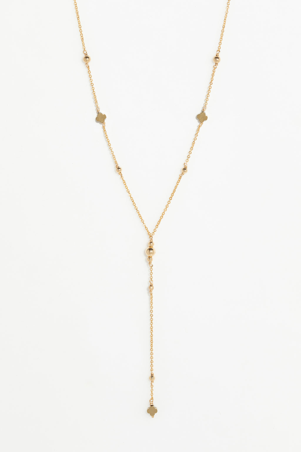 Collier Rosary Amaya - Trèfle Pyrite