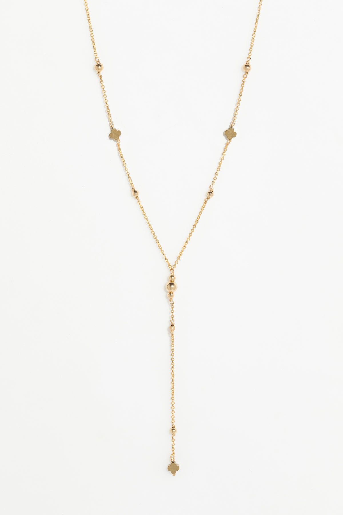 Collier Rosary Amaya - Trèfle Pyrite