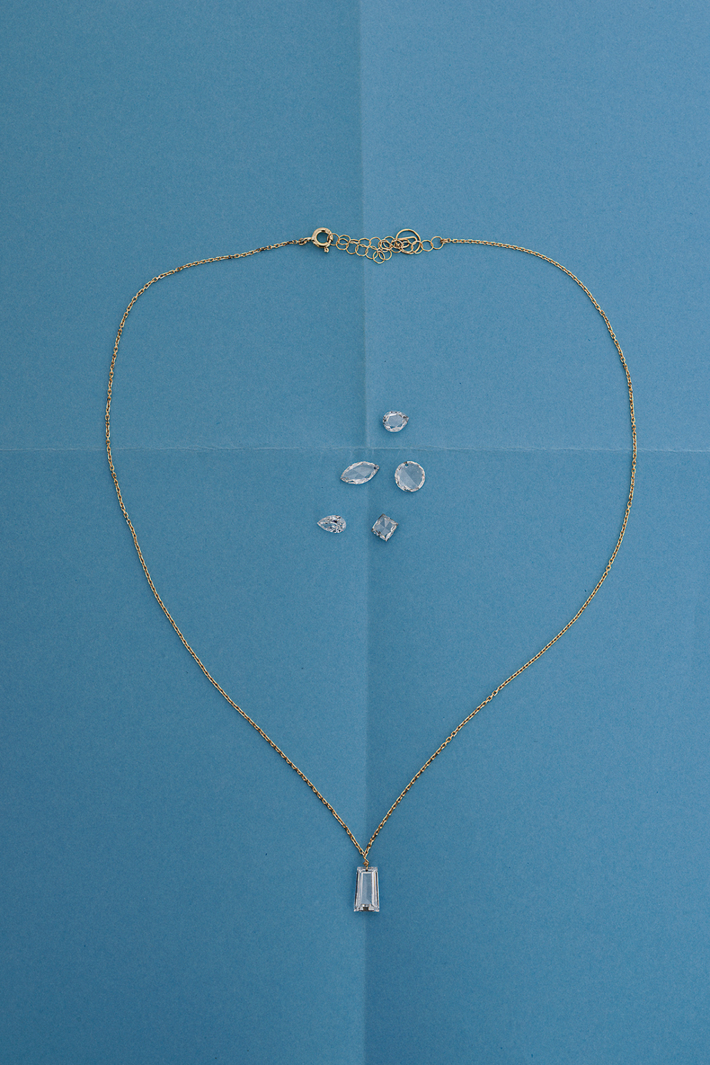 Sati Necklace - 18k Gold - White Diamond