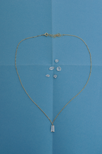 Sati Necklace - 18k Gold - White Diamond