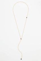 Collier Vice versa Stella spinelle en entier, pierre de 4 mm en bout de chaîne
