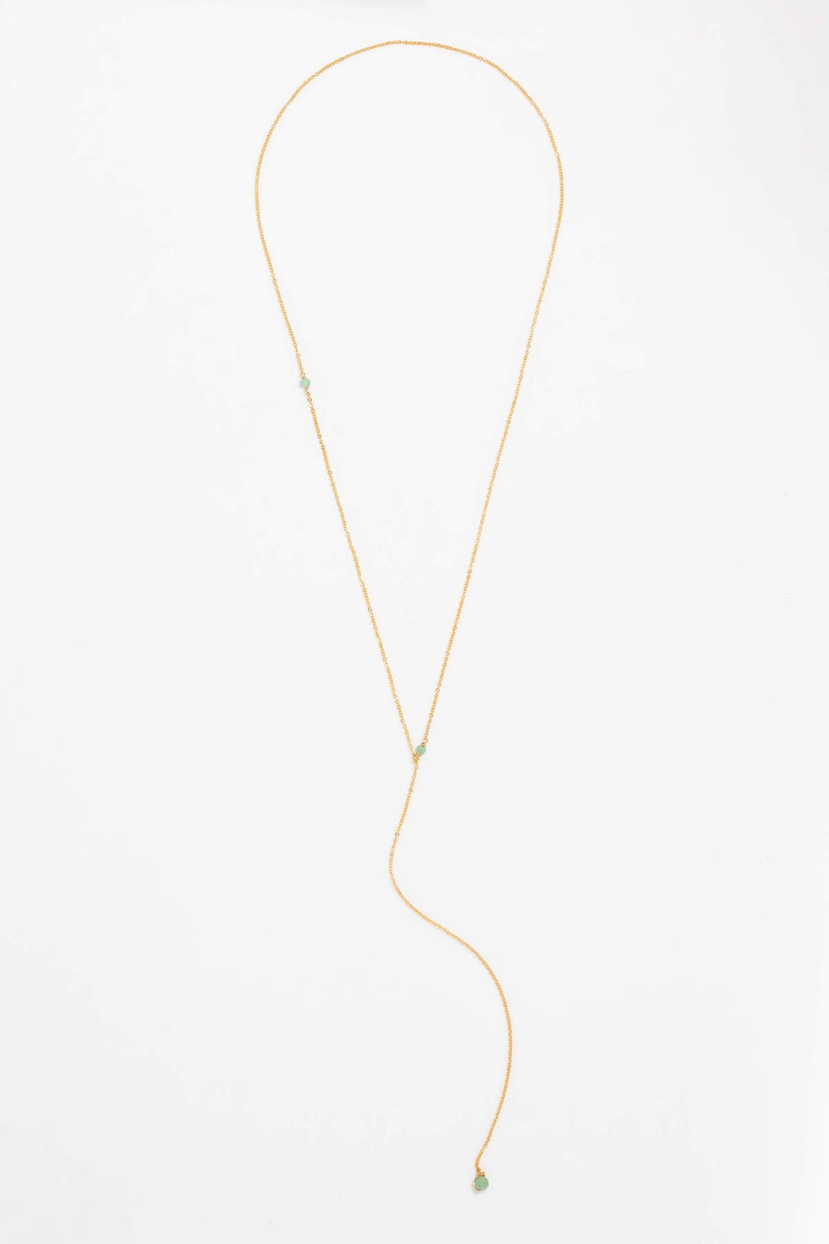 Stella Reversible Necklace - Emerald/Aventurine