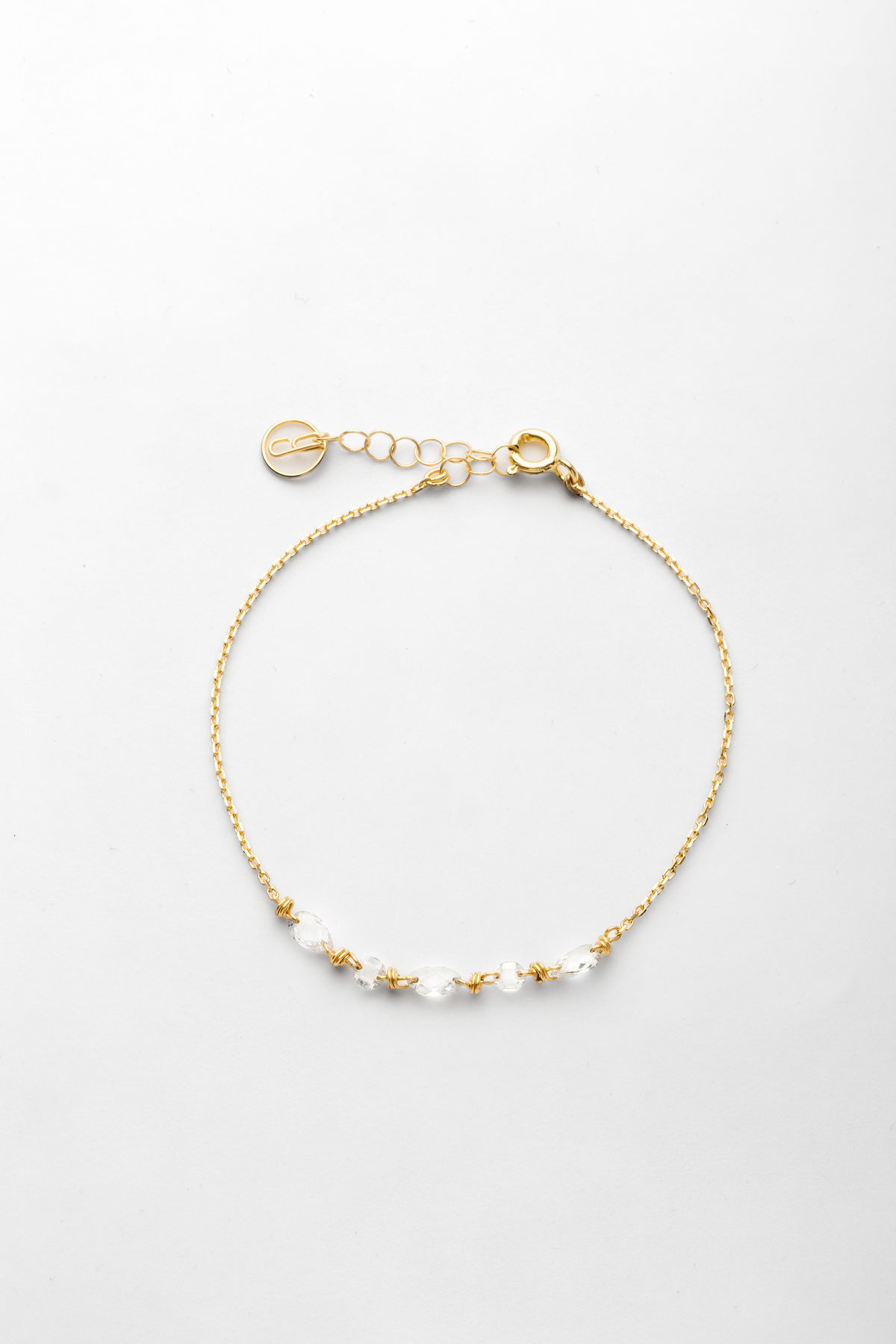 Riviera Bracelet - 18K Gold - White Diamond