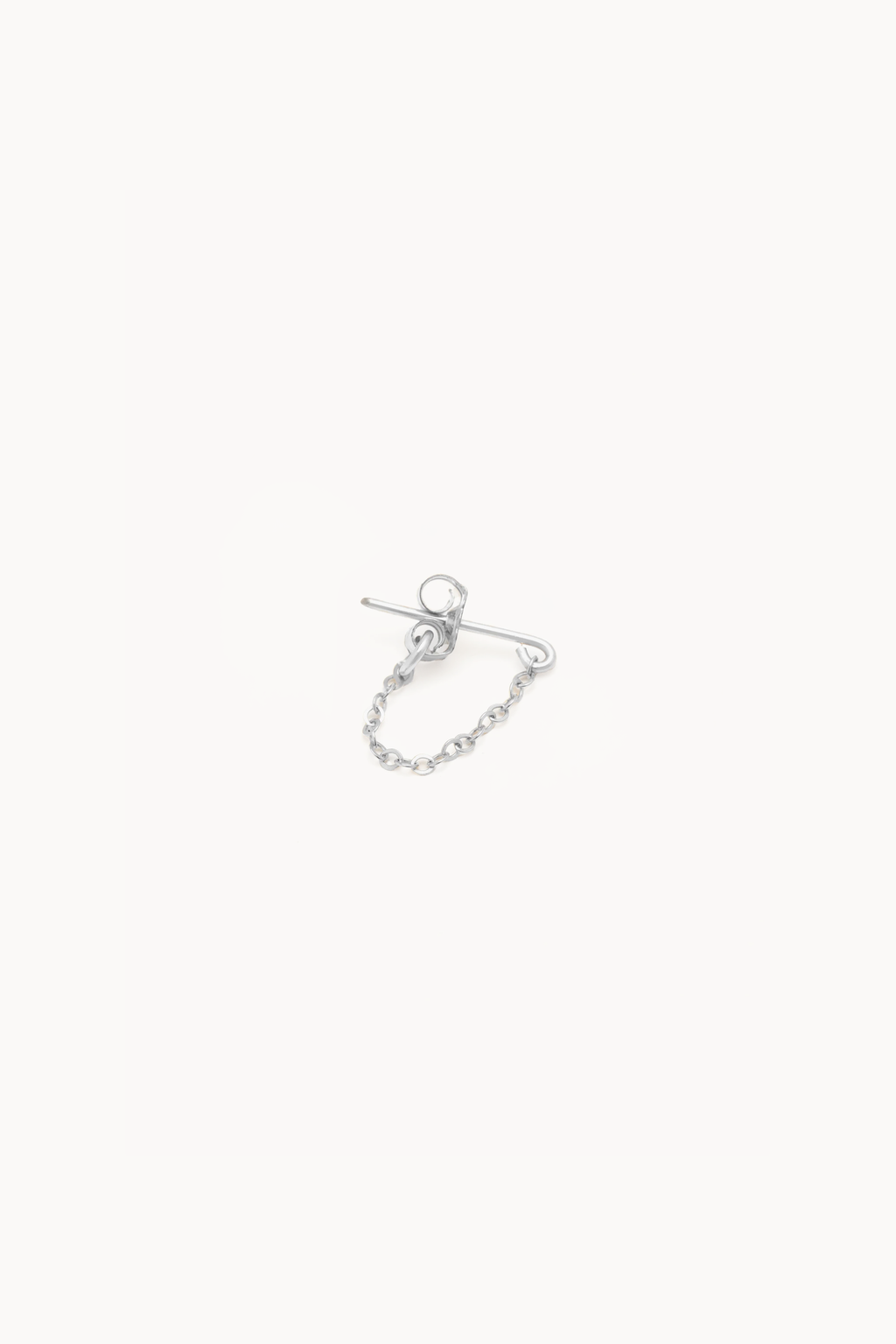 Boucles d'oreilles chaînette Essentiel - Argent
