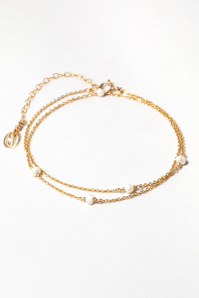 Collier-Bracelet Satellite - Perles de culture
