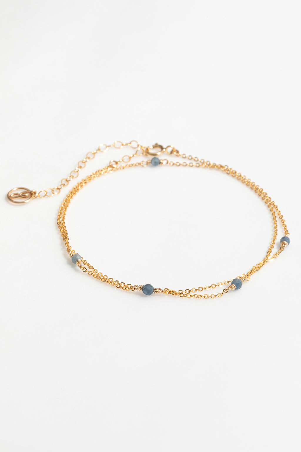 Bracelet-collier Satellite - Saphir