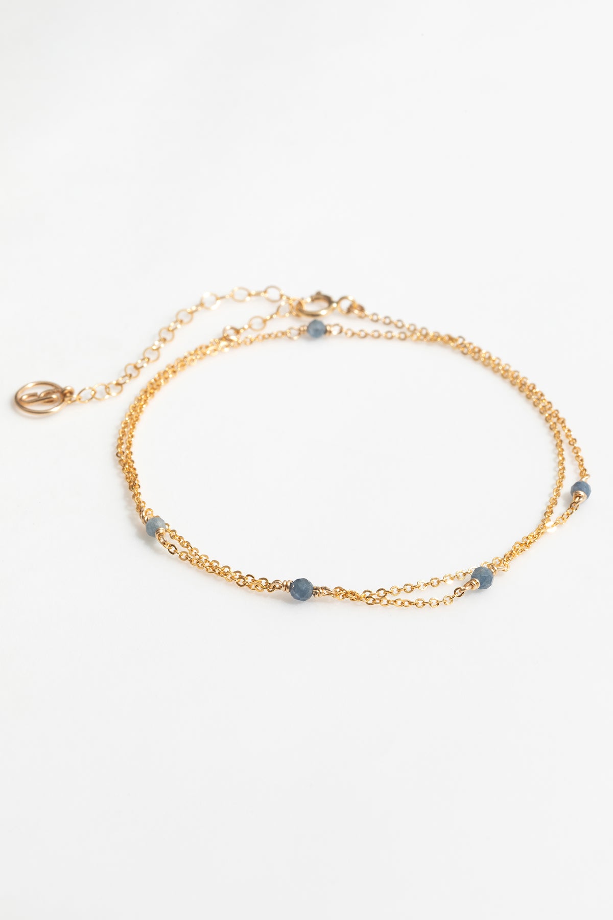 Satellite Bracelet-Necklace - Sapphire