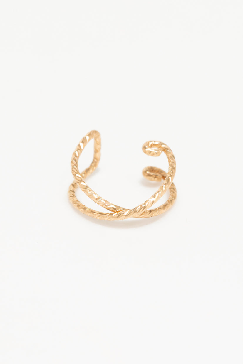 Ear cuff Éclat Crossed