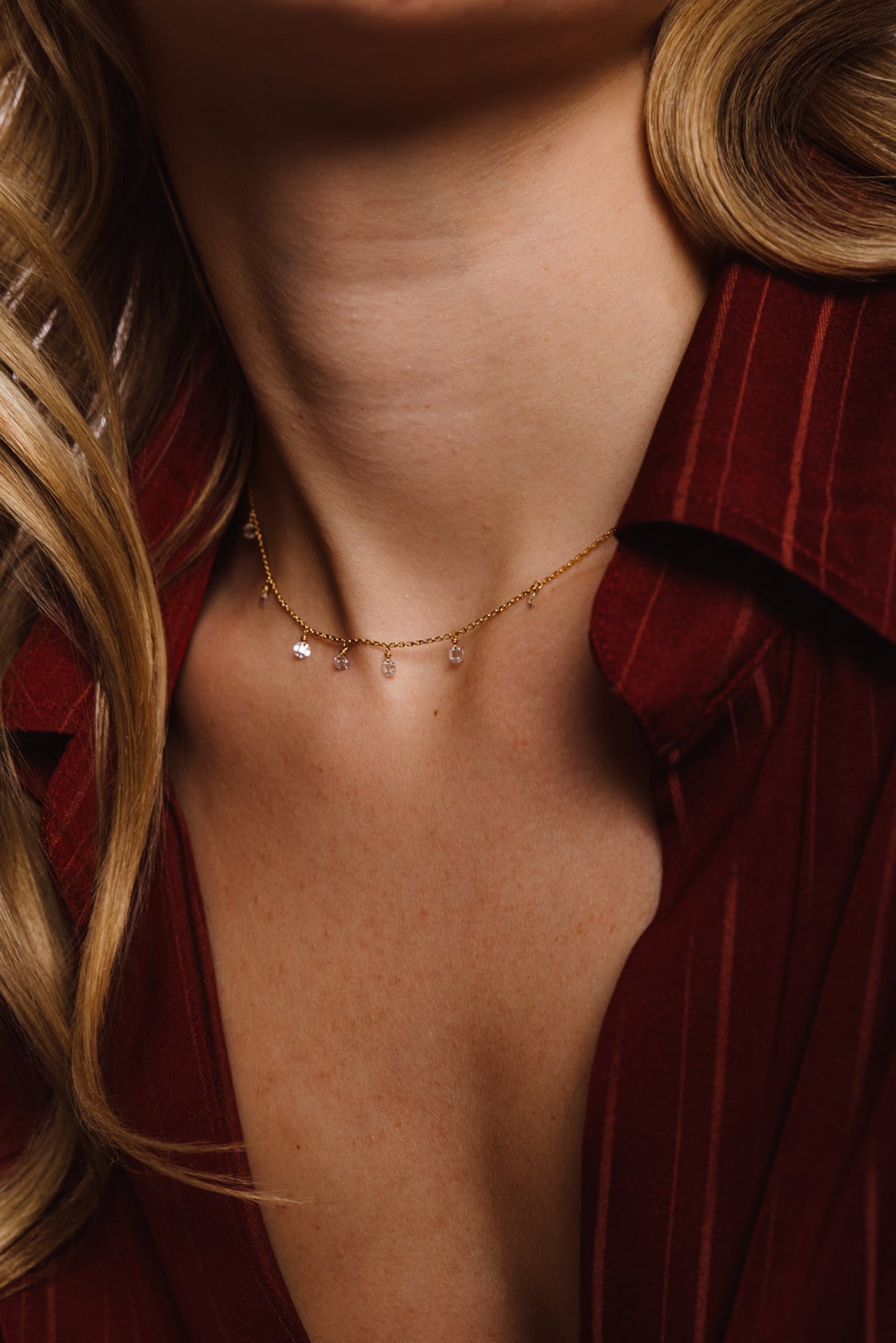 Eloïse Necklace – 750‰ Gold – White Diamond
