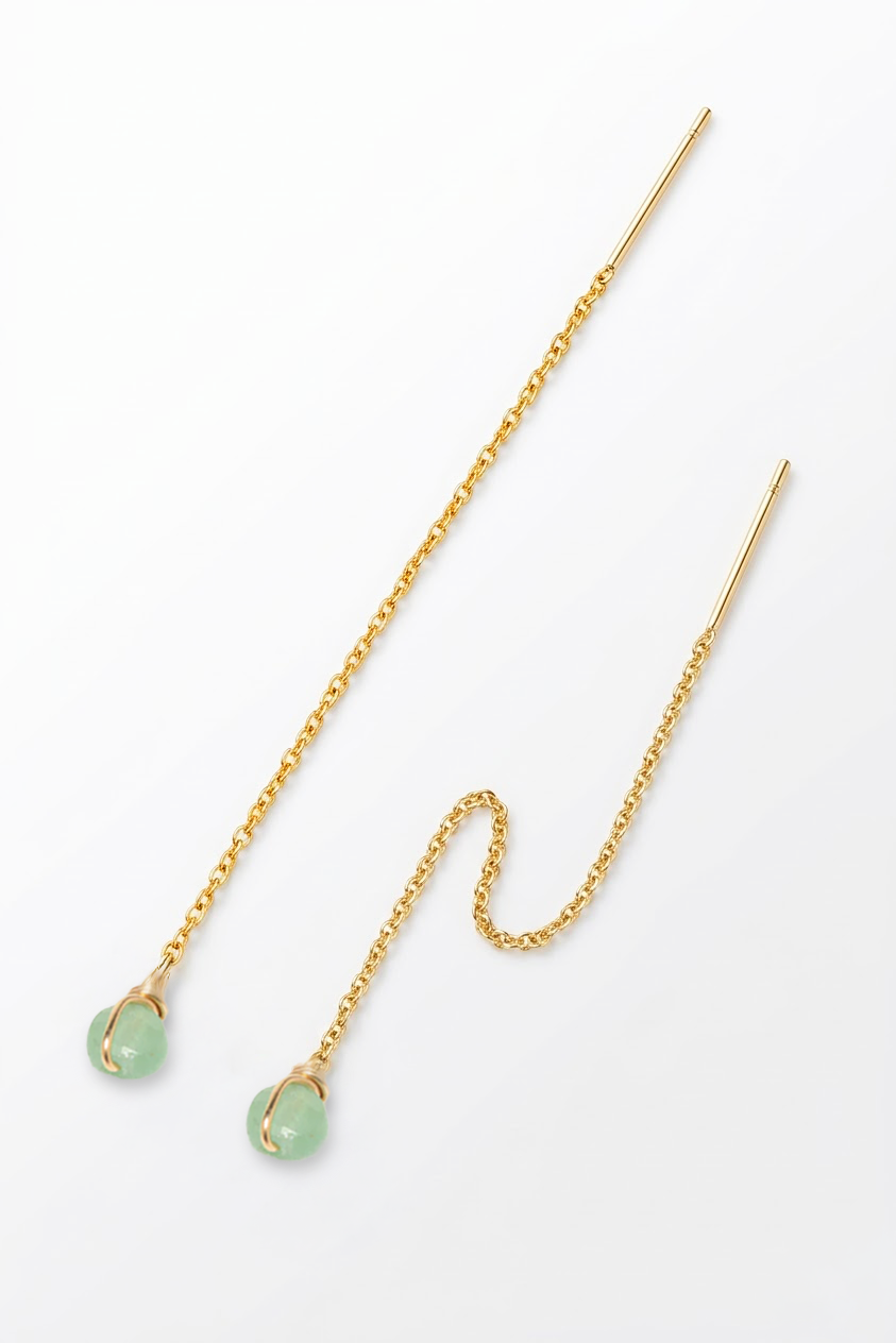 Bijou d'oreille Stella multi-positions - Aventurine